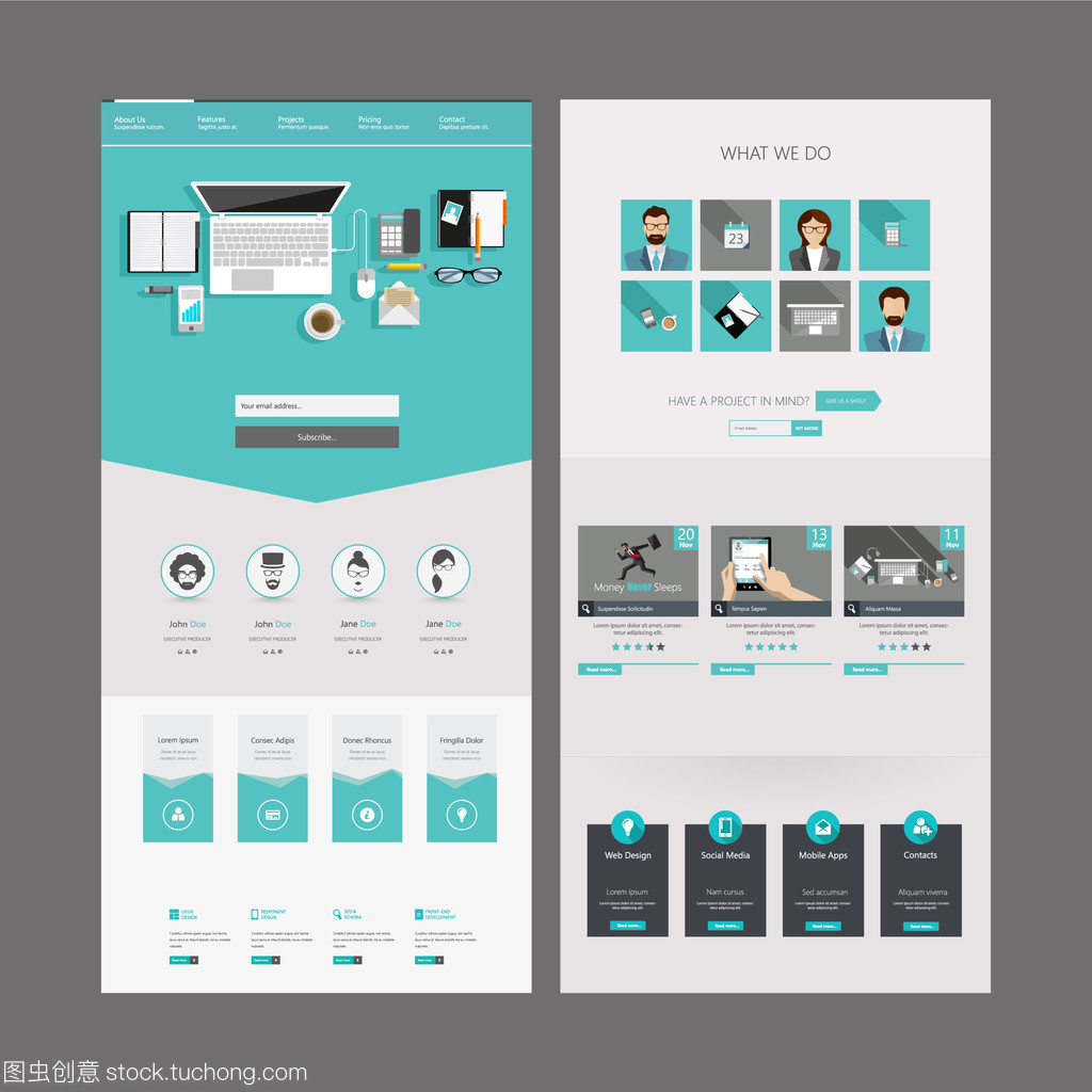 一頁式網(wǎng)站 頭設(shè)計要點與模板應(yīng)用